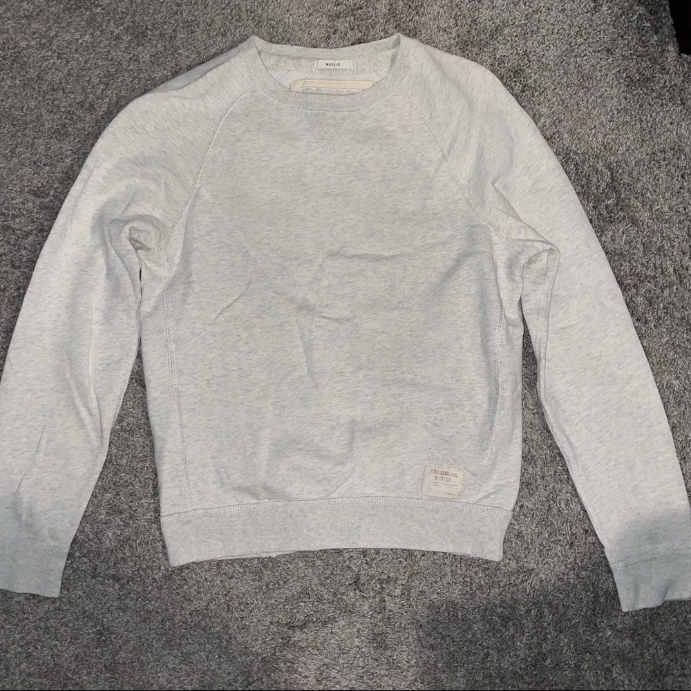 A&F crewneck muscle sweatshirt